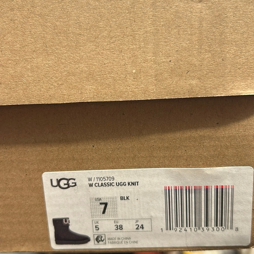Knit Ugg boots